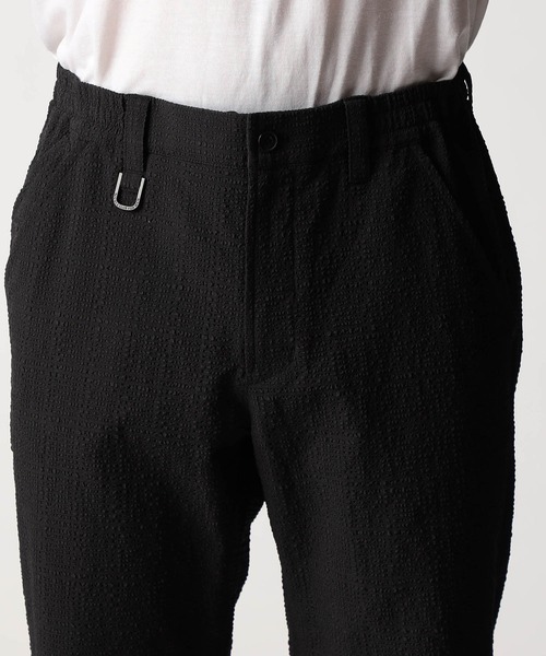 NICOLE CLUB FOR MEN（ニコルクラブフォーメン）の「サッカーチェック　イージースラックス（その他パンツ・メンズ・ネイビー/ブラック・SMALL/MEDIUM/LARGE/X-LARGE）」の7枚目の写真