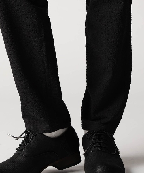 NICOLE CLUB FOR MEN（ニコルクラブフォーメン）の「サッカーチェック　イージースラックス（その他パンツ・メンズ・ネイビー/ブラック・SMALL/MEDIUM/LARGE/X-LARGE）」の12枚目の写真