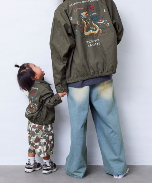 Fluffy BROTHERS（フラッフィーブラザーズ）の「刺繍ジャケット(大人サイズ)（その他アウター・メンズ・カーキ・XL/L/M）」の18枚目の写真