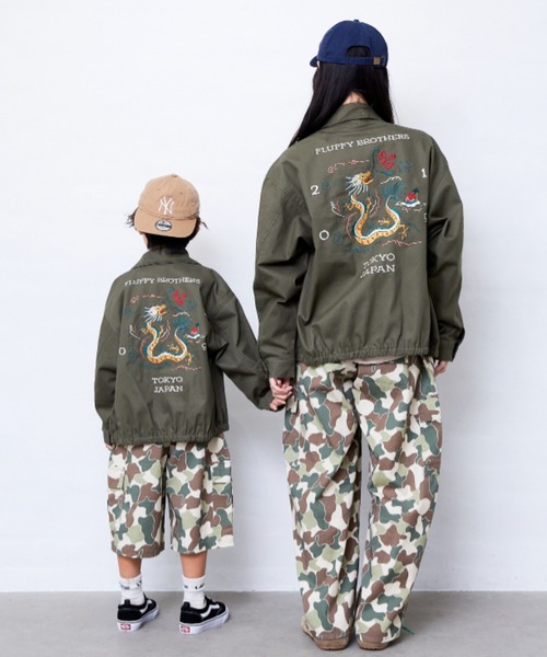 Fluffy BROTHERS（フラッフィーブラザーズ）の「刺繍ジャケット(大人サイズ)（その他アウター・メンズ・カーキ・XL/L/M）」の19枚目の写真