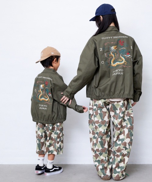Fluffy BROTHERS（フラッフィーブラザーズ）の「刺繍ジャケット(大人サイズ)（その他アウター・メンズ・カーキ・XL/L/M）」の20枚目の写真