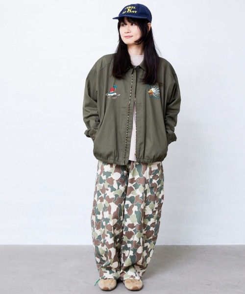 Fluffy BROTHERS（フラッフィーブラザーズ）の「刺繍ジャケット(大人サイズ)（その他アウター・メンズ・カーキ・XL/L/M）」の10枚目の写真