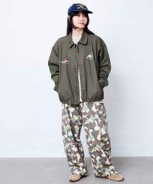 Fluffy BROTHERS（フラッフィーブラザーズ）の「刺繍ジャケット(大人サイズ)（その他アウター・メンズ・カーキ・XL/L/M）」の14枚目の写真