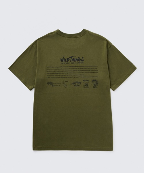 WILD THINGS(ワイルドシングス)の「オールドアイコンズTシャツ│OLD ICONS TEE(Tシャツ/カットソー・メンズ・ブラック/ホワイト/オリーブドラブ/ネイビー・XL/L/M/S)」の4枚目の写真