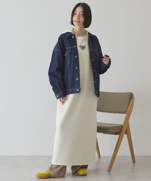 AMERICAN HOLIC(アメリカンホリック)の「スキッパーポンチパーカーワンピース(ワンピース・レディース・アイボリー/ダークネイビー・M/L)」の21枚目の写真