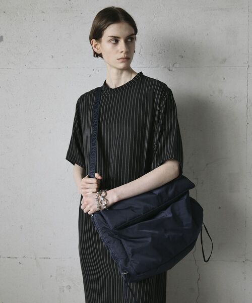 GARAGE OF GOOD CLOTHING(ガレージオブグッドクロージング)の「ストライプ半袖ワンピース(ワンピース・レディース・ブラック/ブラウン・S/M)」の10枚目の写真