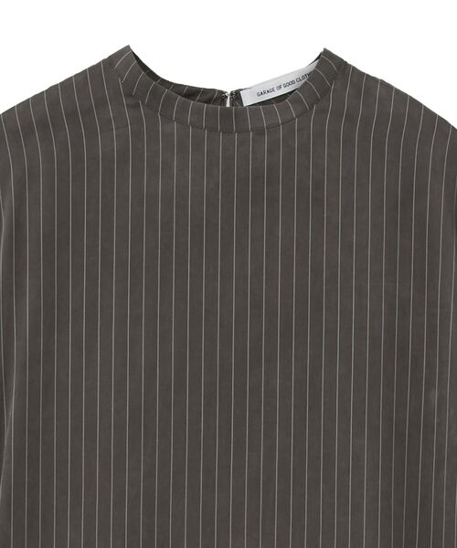 GARAGE OF GOOD CLOTHING(ガレージオブグッドクロージング)の「ストライプ半袖ワンピース(ワンピース・レディース・ブラック/ブラウン・S/M)」の15枚目の写真