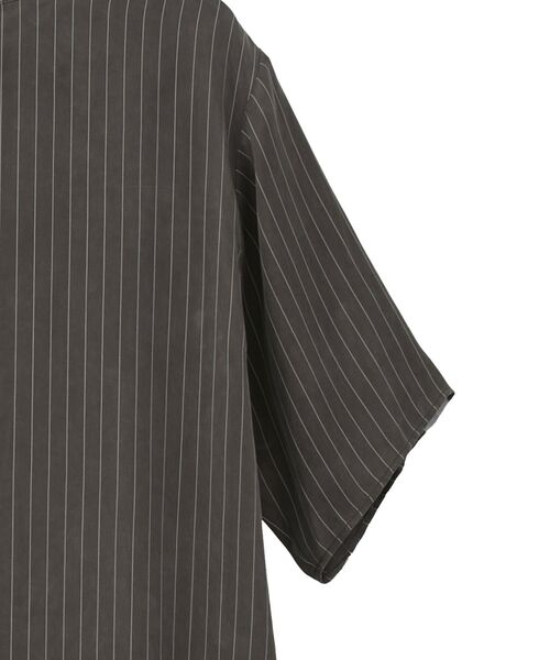 GARAGE OF GOOD CLOTHING(ガレージオブグッドクロージング)の「ストライプ半袖ワンピース(ワンピース・レディース・ブラック/ブラウン・S/M)」の17枚目の写真