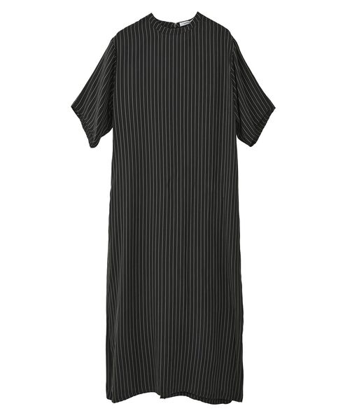 GARAGE OF GOOD CLOTHING(ガレージオブグッドクロージング)の「ストライプ半袖ワンピース(ワンピース・レディース・ブラック/ブラウン・S/M)」の3枚目の写真