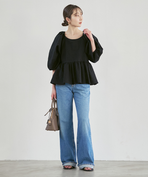 LE VERNIS(ル・ベルニ)の「《追加・パーツ別注》LE VERNIS/ルベル二 Toe ring sandals(サンダル・レディース・ブラック/ブラウン/ホワイト×ホワイト・23.5cm/24.5cm/24cm/23cm)」の18枚目の写真