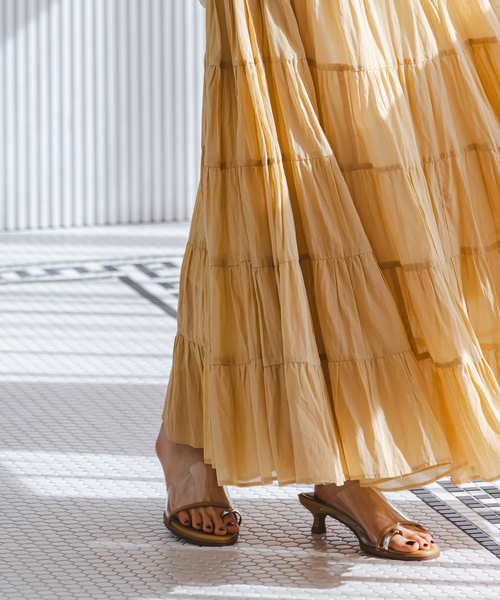 LE VERNIS（ル・ベルニ）の「《追加・パーツ別注》LE VERNIS/ルベル二 Toe ring sandals（サンダル・レディース・ブラック/ブラウン/ホワイト×ホワイト・23.5cm/24.5cm/24cm/23cm）」の16枚目の写真