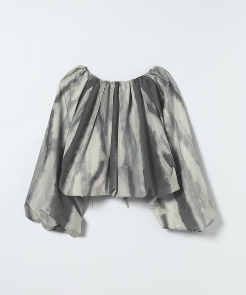 JEANASIS（ジーナシス）の「マルチWコードバルーンブラウス/660217（シャツ/ブラウス・レディース・ホワイト/ライトブルー/グレー系その他/ブラック・FREE）」の4枚目の写真