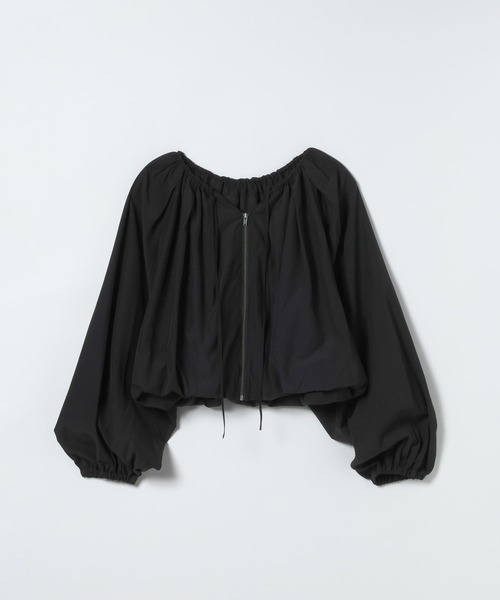 JEANASIS（ジーナシス）の「マルチWコードバルーンブラウス/660217（シャツ/ブラウス・レディース・ホワイト/ライトブルー/グレー系その他/ブラック・FREE）」の3枚目の写真