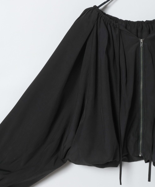 JEANASIS（ジーナシス）の「マルチWコードバルーンブラウス/660217（シャツ/ブラウス・レディース・ホワイト/ライトブルー/グレー系その他/ブラック・FREE）」の8枚目の写真