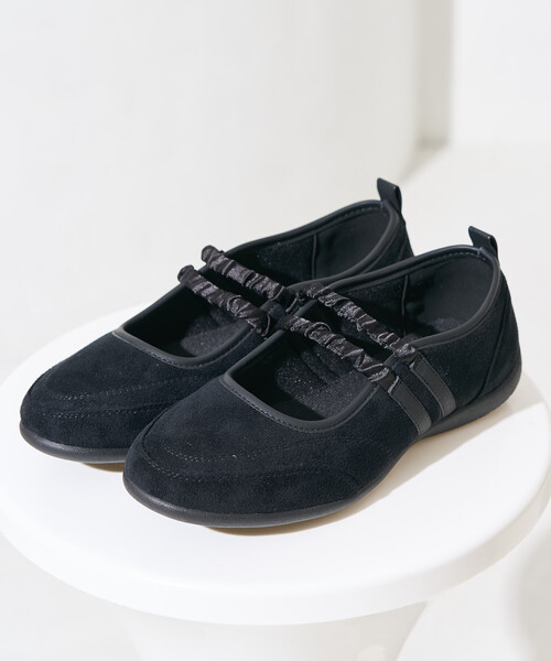 FREAK'S STORE(フリークスストア)の「限定展開 メリージェーン 2ストラップ ギャザー スニーカー(スニーカー・レディース・ブラウン/ブラック・37/36/38)」の12枚目の写真