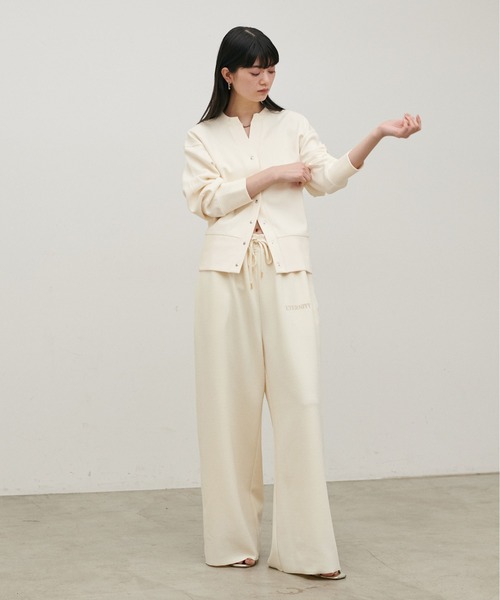 LARUTA(ラルータ)の「【LARUTA】ドット釦スキッパーカーディガン(カーディガン/ボレロ・レディース・グリーン系その他/ネイビー/オフホワイト/ブラック・FREE)」の7枚目の写真