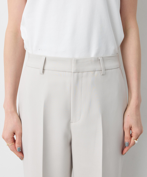 A/C DESIGN BY ALPHA CUBIC（エーシーデザインバイアルファキュービック）の「【美モーション】ストレッチテーパードパンツ【ウエストゴム・シワになりにくい・大きいサイズあり】（その他パンツ・レディース・ベージュ/イエロー/ネイビー・61/64/67/70/73/76）」の15枚目の写真