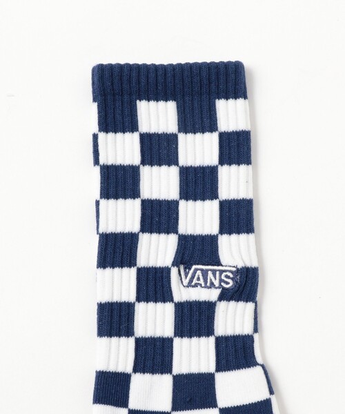 VANS(バンズ)の「VANS / チェッカーボード クルー ソックス(ソックス/靴下・レディース・インディゴブルー・SMALL)」の2枚目の写真