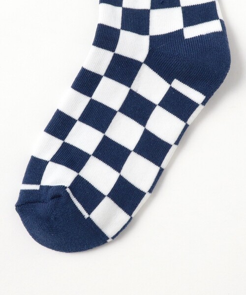 VANS(バンズ)の「VANS / チェッカーボード クルー ソックス(ソックス/靴下・レディース・インディゴブルー・SMALL)」の3枚目の写真