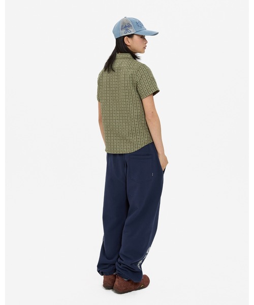 YESEYESEE（イエスアイシー）の「Y.E.S Font Plaid Half Shirt（シャツ/ブラウス・メンズ・ネイビー/グリーン・S/M/L/XL）」の13枚目の写真