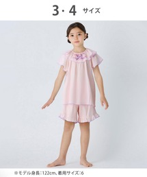 WACOAL KIDS BABY（ワコールキッズベイビー）の「ワコールキッズ　綿100％(本体)　パジャマ　3分袖　3分丈（ルームウェア/パジャマ）」