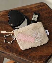 ZAKKA-BOX（ザッカボックス）の「メッシュ２ポケットポーチ（ホシカラビナ付き）（ポーチ）」