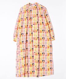 sandy（サンディー）の「プリントスタンドカラーワンピース（ワンピース）」