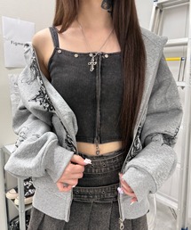 Figments | スタッズジップキャミ(キャミソール)