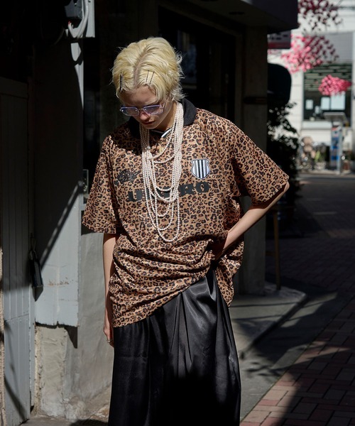 UMBRO(アンブロ)の「(UMBRO)GAME SHIRTS(Tシャツ/カットソー・レディース・ピンク/ブラウン・ONE SIZE)」の3枚目の写真