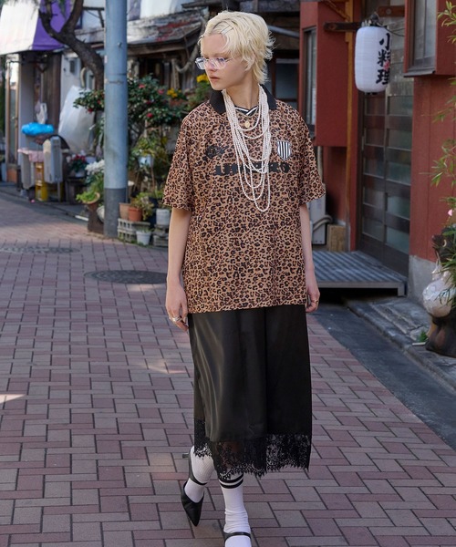 UMBRO(アンブロ)の「(UMBRO)GAME SHIRTS(Tシャツ/カットソー・レディース・ピンク/ブラウン・ONE SIZE)」の4枚目の写真