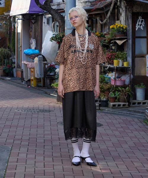 UMBRO(アンブロ)の「(UMBRO)GAME SHIRTS(Tシャツ/カットソー・レディース・ピンク/ブラウン・ONE SIZE)」の5枚目の写真