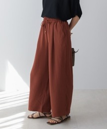 麻ライクリラックスパンツ