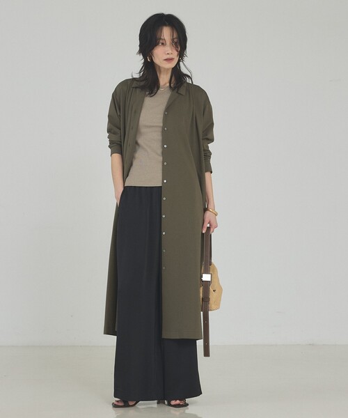 qualite（カリテ）の「ラメテレコタンク/夏服/インナー/ラメ（タンクトップ・レディース・ブラック/オフホワイト/ベージュ・フリー）」の8枚目の写真