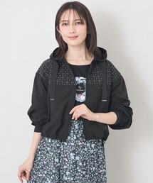 TO BE CHIC（トゥー ビー シック）の「エンブロイダリーフーデット ブルゾン（ブルゾン）」