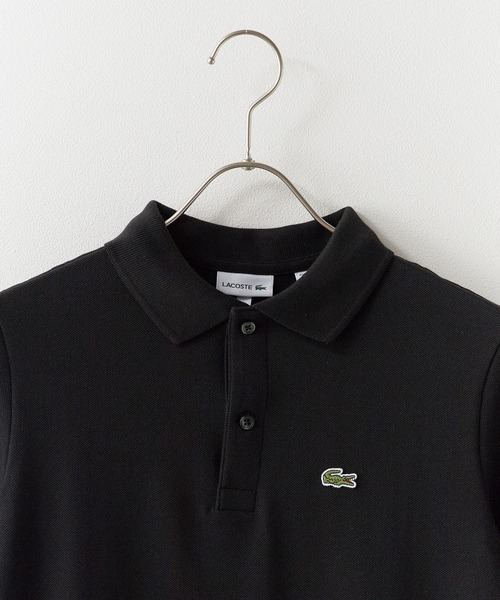 LACOSTE（ラコステ）の「LACOSTE/ラコステ ボーイズ ポロシャツ シンプル レディース 2026年春夏（ポロシャツ・レディース・ホワイト/ライトブルー/ブラック/ネイビー/グリーン・S/M/L/XL）」の6枚目の写真