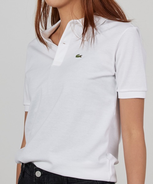 LACOSTE（ラコステ）の「LACOSTE/ラコステ ボーイズ ポロシャツ シンプル 2026年 夏 夏服 レディース（ポロシャツ・レディース・ホワイト/ライトブルー/ブラック/ネイビー/グリーン・S/M/L/XL）」の18枚目の写真