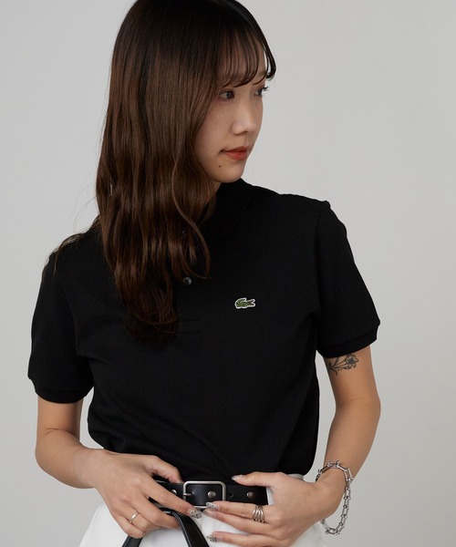 LACOSTE（ラコステ）の「LACOSTE/ラコステ ボーイズ ポロシャツ シンプル レディース 2026年春夏（ポロシャツ・レディース・ホワイト/ライトブルー/ブラック/ネイビー/グリーン・S/M/L/XL）」の18枚目の写真