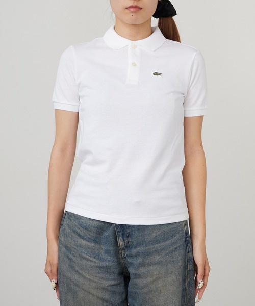 LACOSTE（ラコステ）の「LACOSTE/ラコステ ボーイズ ポロシャツ シンプル 2026年 夏 夏服 レディース（ポロシャツ・レディース・ホワイト/ライトブルー/ブラック/ネイビー/グリーン・S/M/L/XL）」の11枚目の写真