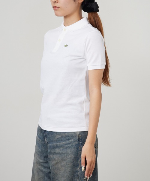 LACOSTE（ラコステ）の「LACOSTE/ラコステ ボーイズ ポロシャツ シンプル 2026年 夏 夏服 レディース（ポロシャツ・レディース・ホワイト/ライトブルー/ブラック/ネイビー/グリーン・S/M/L/XL）」の12枚目の写真