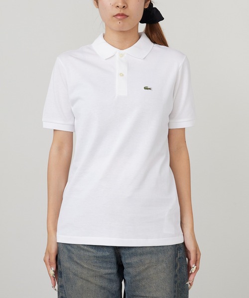 LACOSTE（ラコステ）の「LACOSTE/ラコステ ボーイズ ポロシャツ シンプル 2026年 夏 夏服 レディース（ポロシャツ・レディース・ホワイト/ライトブルー/ブラック/ネイビー/グリーン・S/M/L/XL）」の14枚目の写真