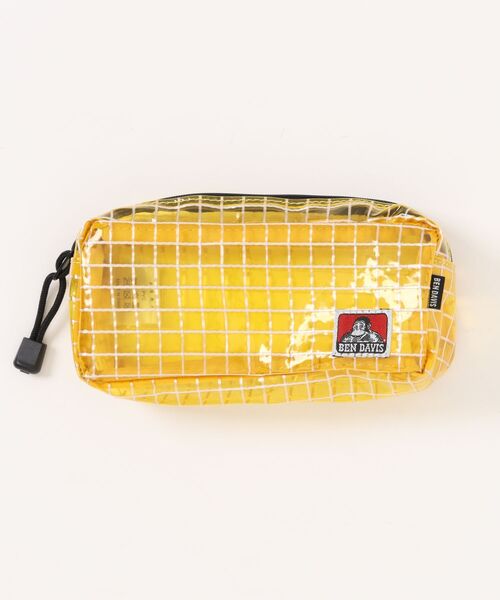 BEN DAVIS（ベンデイビス）の「【BEN DAVIS/ベンデイビス】クリアペンケース8485（ポーチ・メンズ・ブラック/スミクロ/イエロー/ホワイト・FREE）」の4枚目の写真