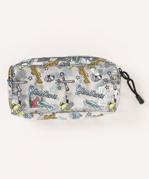 BEN DAVIS（ベンデイビス）の「【BEN DAVIS/ベンデイビス】クリアペンケース8485（ポーチ・メンズ・ブラック/スミクロ/イエロー/ホワイト・FREE）」の5枚目の写真