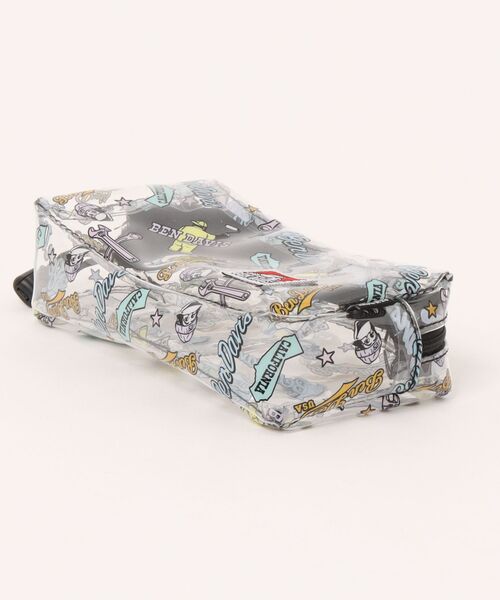 BEN DAVIS（ベンデイビス）の「【BEN DAVIS/ベンデイビス】クリアペンケース8485（ポーチ・メンズ・ブラック/スミクロ/イエロー/ホワイト・FREE）」の6枚目の写真