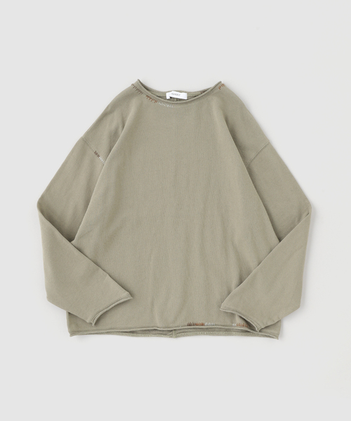 B.C STOCK（ベーセーストック）の「ステッチデザインスウェット（スウェット・メンズ・チャコールグレー/アイボリー/カーキ・FREE）」の3枚目の写真