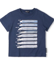 hungry heart（ハングリーハート）の「歴代新幹線電車プリント半袖Tシャツ（Tシャツ/カットソー）」
