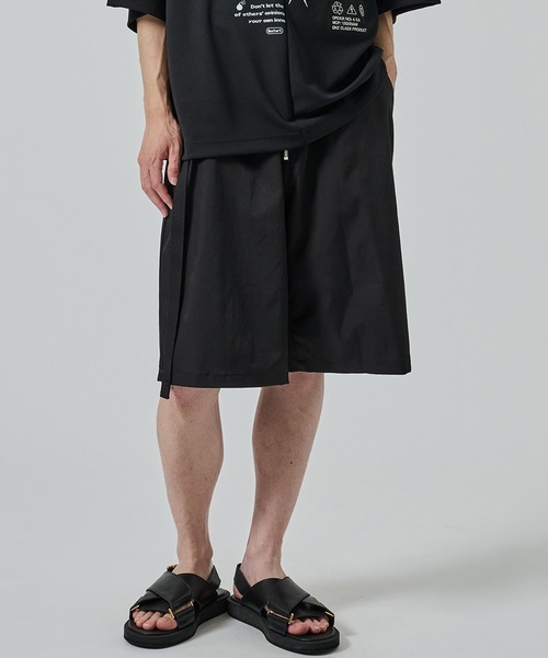 SHAREEF（シャリーフ）の「【SHAREEF/シャリーフ】SHORTS（その他パンツ・メンズ・クリーム/ライトグレー/ブラック・2/1）」の2枚目の写真