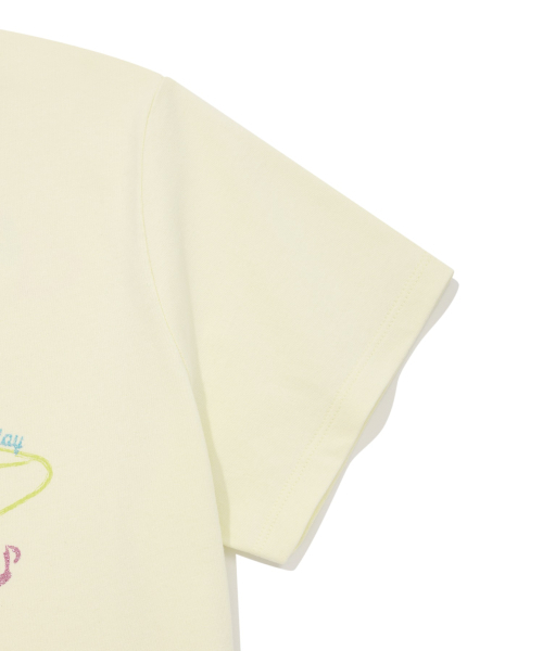 COVERNAT WOMAN（カバーナットウーマン）の「ウーマン ドゥードゥル クローバーハートTシャツ ライトライム（Tシャツ/カットソー・レディース・その他・WM/WS）」の5枚目の写真