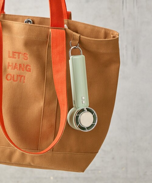 BIRTHDAY BAR（バースデイバー）の「【SAHIR サヒール】Carabiner peltier fan（生活家電・レディース・オレンジ/ミント/ベージュ・0）」の3枚目の写真