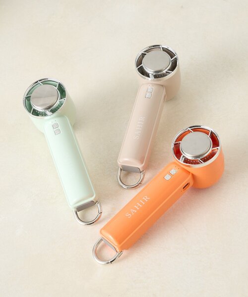 BIRTHDAY BAR（バースデイバー）の「【SAHIR サヒール】Carabiner peltier fan（生活家電・レディース・オレンジ/ミント/ベージュ・0）」の4枚目の写真