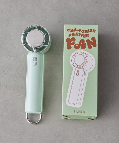 BIRTHDAY BAR（バースデイバー）の「【SAHIR サヒール】Carabiner peltier fan（生活家電・レディース・オレンジ/ミント/ベージュ・0）」の7枚目の写真
